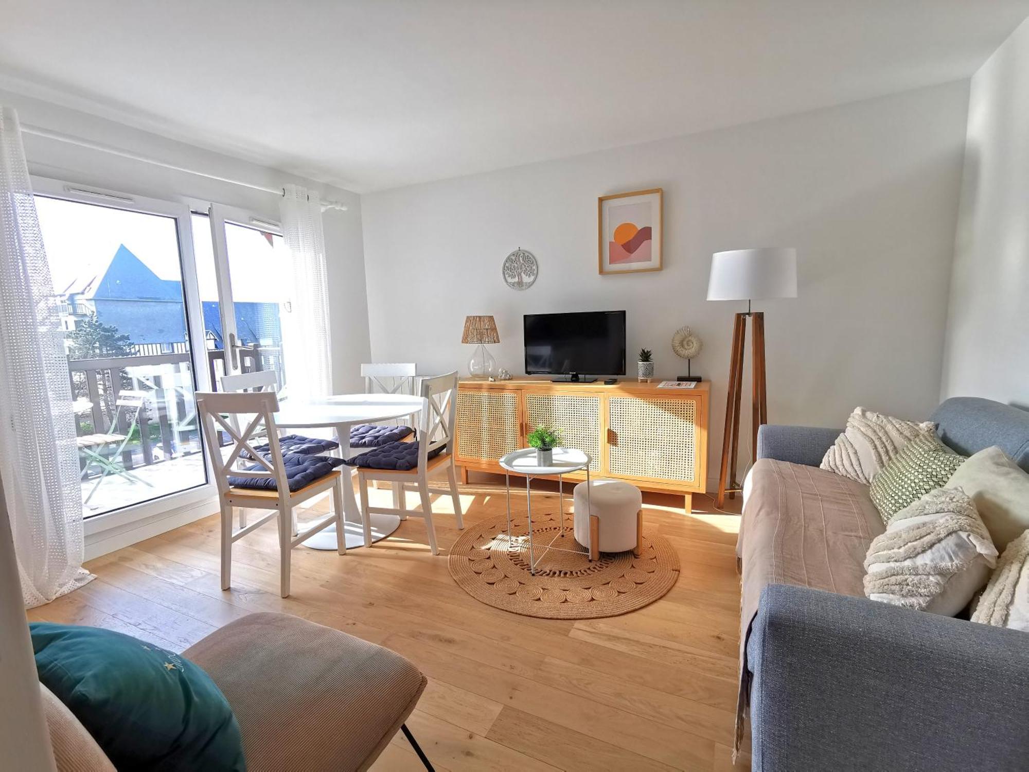 Cabourg Cosy, Appartement Refait A Neuf, 5 Min A Pied De La Mer Extérieur photo